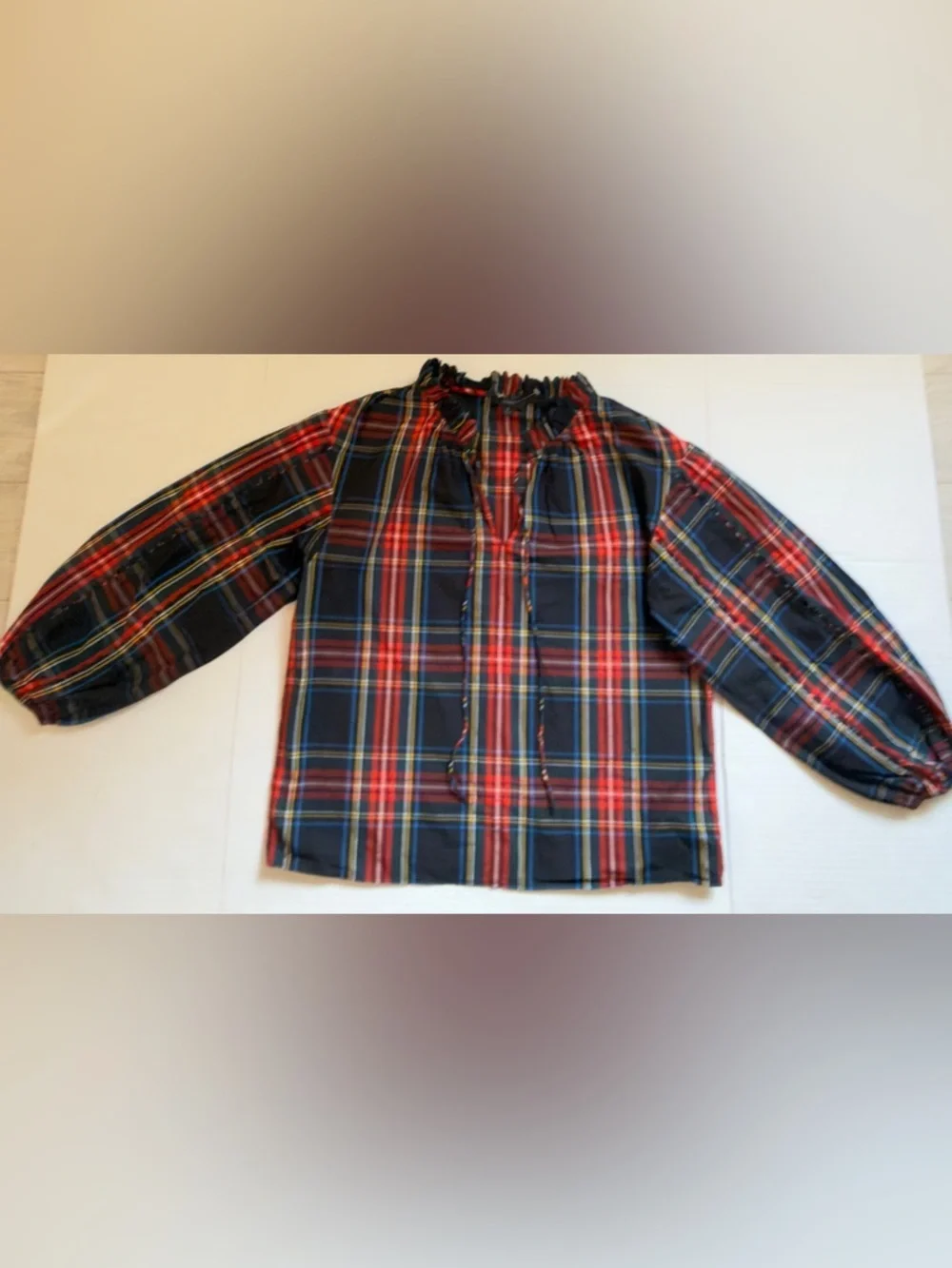 J. Crew lightweight plaid